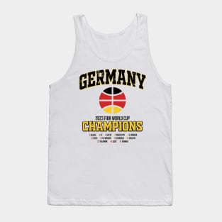 Germany Fiba World Cup Champions Light Tank Top